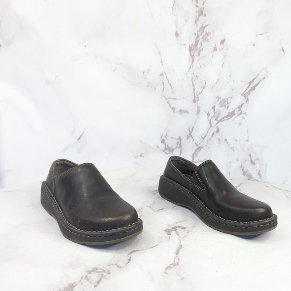 Chaco Slip On Women Size 8.5 Zaagh Gunnison Chocolate Brown Leather Loafers - Picture 2 of 12